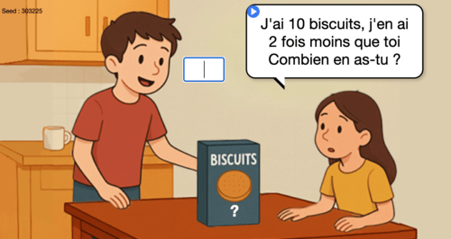 Les paquets de biscuits d'Emma